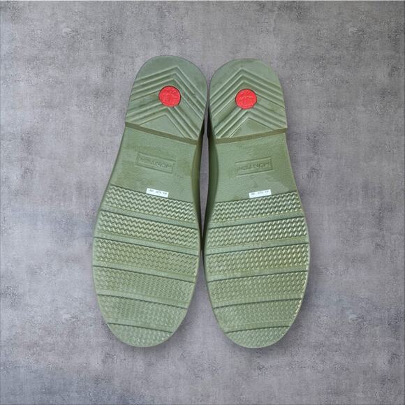 Hunter Refined Slim Fit Chelsea Rain Boots Women’s Sz 8 Green Waterproof Shoes - Picture 5 of 11